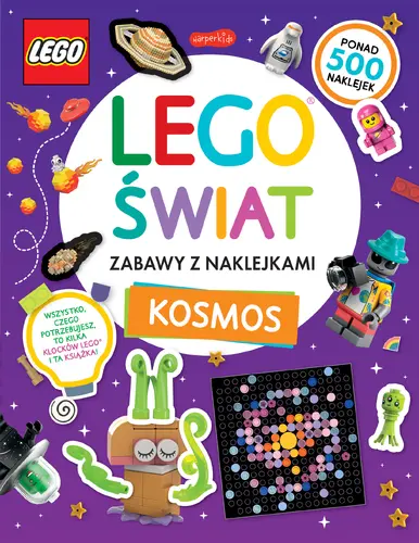 Okładka: LEGO® świat. Zabawy z naklejkami. Kosmos