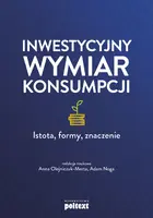Okładka: Inwestycyjny wymiar konsumpcji