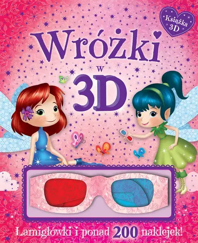 Okładka: Wróżki w 3D. Ksiażka z okularami.