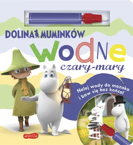 Okładka: Dolina Muminków. Wodne czary-mary