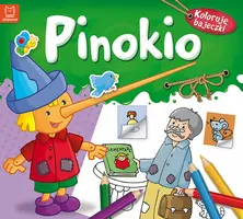 Okładka: Koloruję bajeczki. Pinokio
