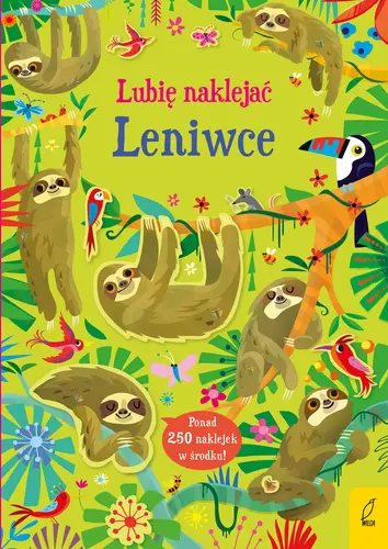 Okładka: Lubię naklejać. Leniwce