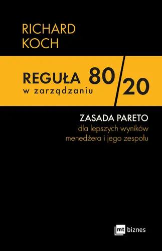 Okładka: Reguła 80/20 w zarządzaniu