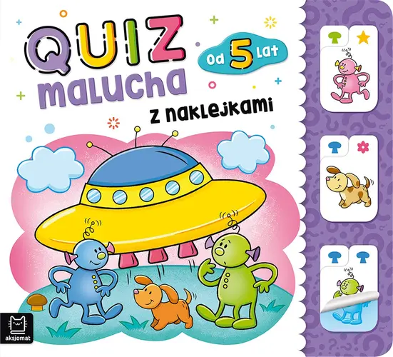 Okładka: Quiz malucha z naklejkami od 5 lat