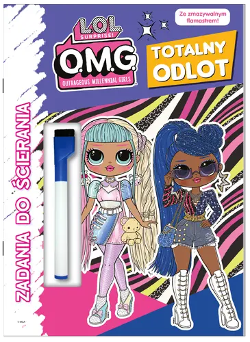 Okładka: L.O.L. Surprise! Zadania do ścierania. Totalny odlot
