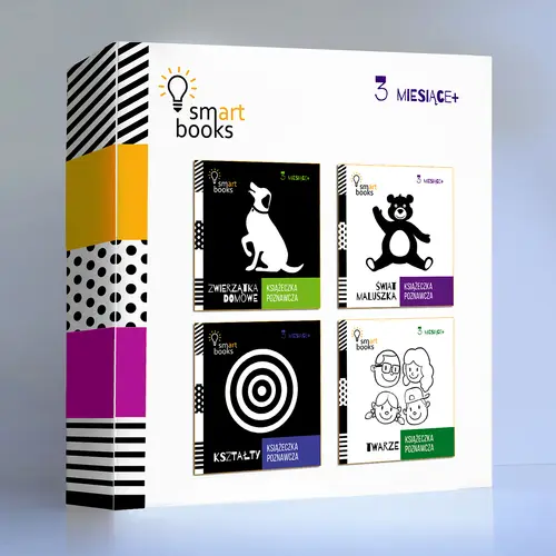 Okładka: PAKIET - Książeczki Poznawcze 3m+