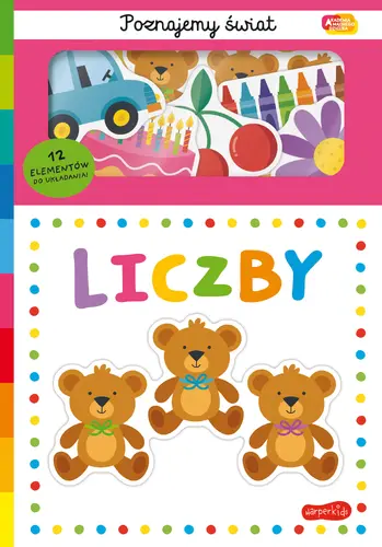 Okładka: Liczby. Akademia Mądrego Dziecka. Poznajemy świat