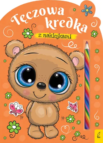 Okładka: Tęczowa kredka. Miś