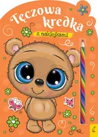 Okładka: Tęczowa kredka. Miś