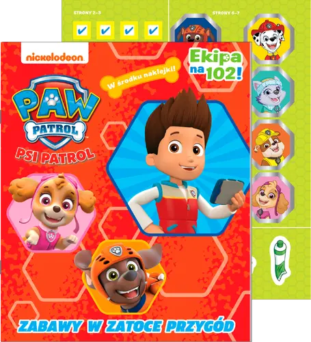 Okładka: Psi Patrol. Ekipa na 102! cz. 53 Zabawy w Zatoce Przygód