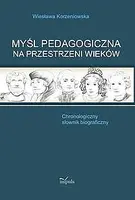 Okładka: Myśl pedagogiczna na przestrzeni wieków