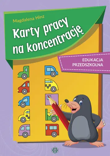 Okładka: Karty pracy na koncentrację. Edukacja przedszkolna