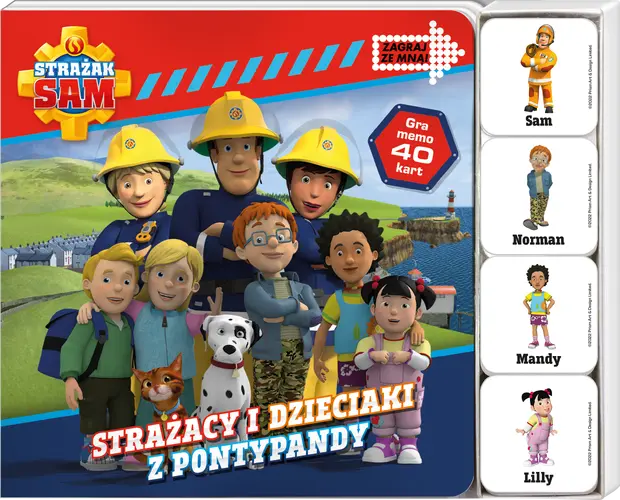 Okładka: Strażak Sam. Zagraj Ze Mną. Strażaki i dzieciaki z Pontypandy