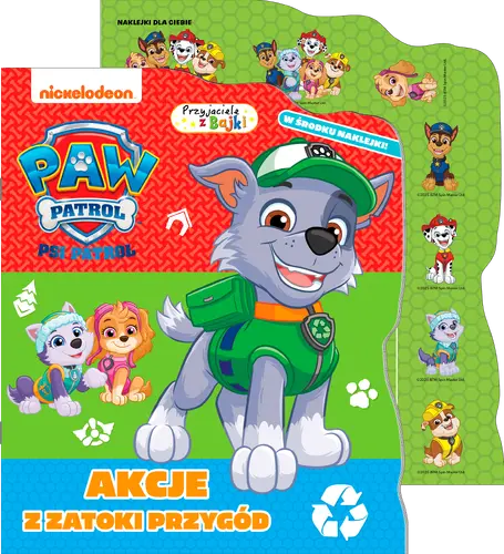 Okładka: Psi Patrol. Przyjaciele z bajki. Akcje z zatoki przygód