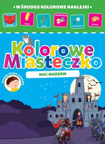 Okładka: Kolorowe miasteczko. Noc muzeów