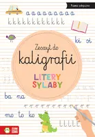 Okładka: Zeszyt do kaligrafii. Litery, sylaby