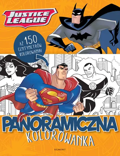Okładka: Justice League. Panoramiczna kolorowanka