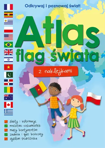 Okładka: Atlas flag świata z naklejkami