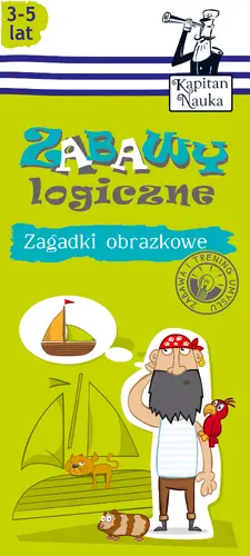 Okładka: Zagadki obrazkowe Zabawy logiczne 3-5 lat