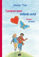 Okładka: Czerwone serce, niebieski motyl