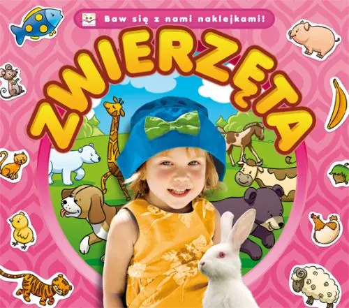 Okładka: Baw się z nami naklejkami. Zwierzęta.