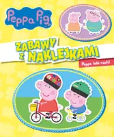 Okładka: Peppa Pig. Zabawy z naklejkami. Peppa lubi ruch!