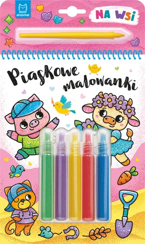 Okładka: Piaskowe malowanki. Na wsi