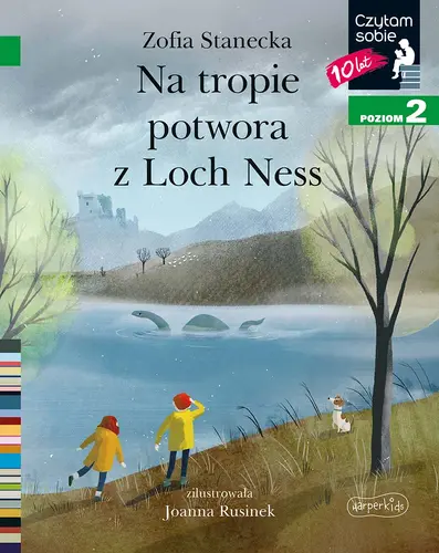 Okładka: Na tropie potwora z Loch Ness. Czytam sobie. Poziom 2