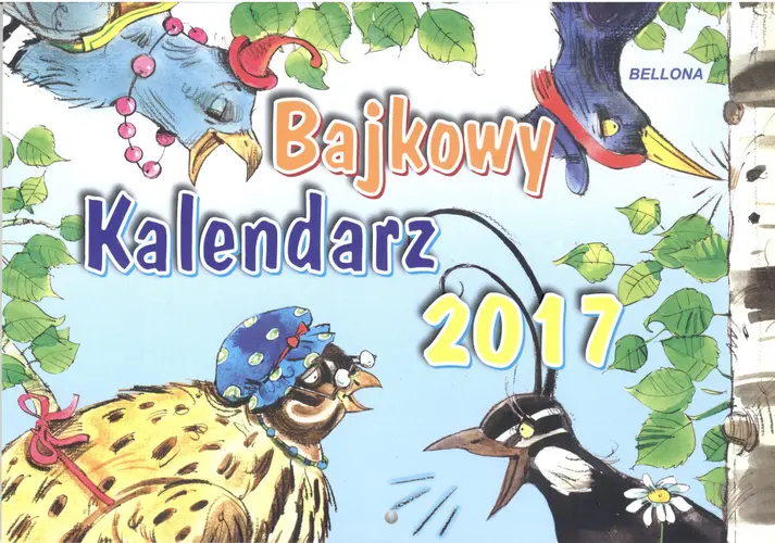 Okładka: Kalendarz bajkowy dla dzieci 2017