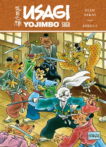 Okładka: Usagi Yojimbo. Saga. Księga 5