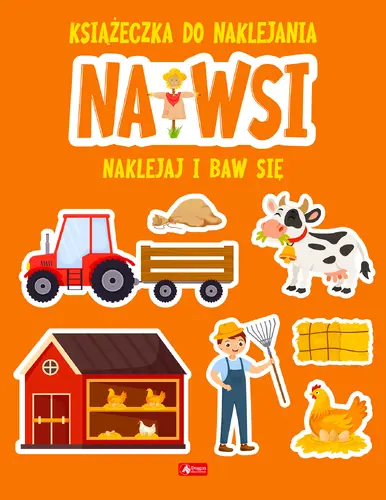 Okładka: Na wsi. Książeczka do naklejania