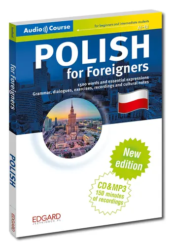 Okładka: Polski - Dla cudzoziemców (CD MP3 + pliki MP3 do pobrania) Wyd. 4
