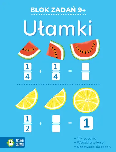 Okładka: Blok zadań. Ułamki