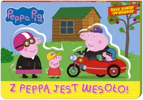 Okładka: Peppa Pig. Nowy Wymiar Przygody. Z Peppą jest wesoło!