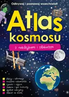 Okładka: Atlas kosmosu z naklejkami i plakatem