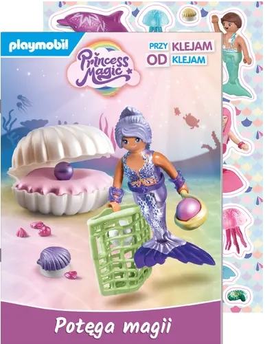 Okładka: Playmobil Princess Magic. Przyklejam Odklejam. Potęga magii