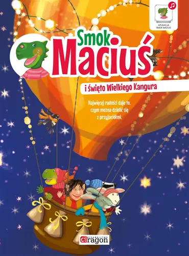 Okładka: Smok Maciuś i święto wielkiego kangura