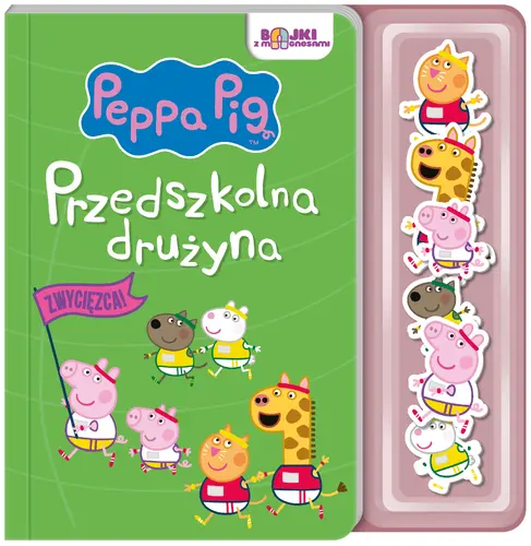 Okładka: Peppa Pig. Bajki z magnesami. Przedszkolna drużyna.