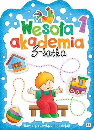 Okładka: Wesoła akademia 3-latka. Zeszyt 1