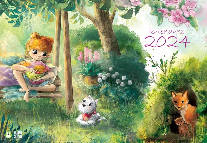 Okładka: Kalendarz ścienny 2024. Zwierzęta