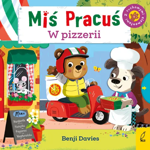Okładka: Miś Pracuś. W pizzerii