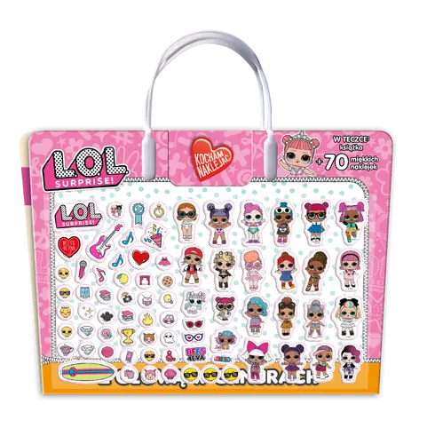 Okładka: L.O.L. Surprise. Kocham naklejać. Z głową w chmurach