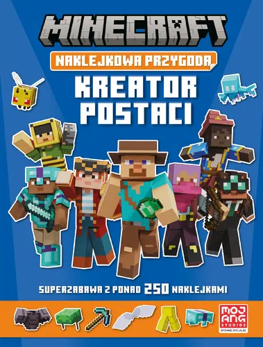 Okładka: Minecraft. Naklejkowa przygoda. Kreator postaci