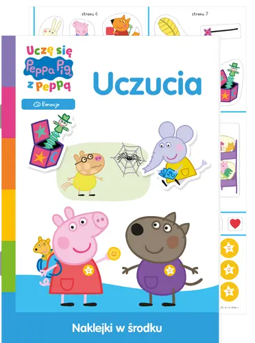 Okładka: Peppa pig. Uczę się z Peppą. Uczucia