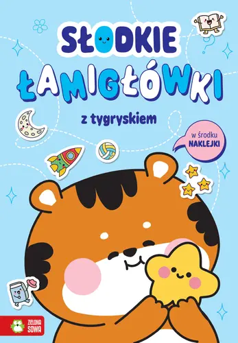 Okładka: Słodkie łamigłówki z tygryskiem