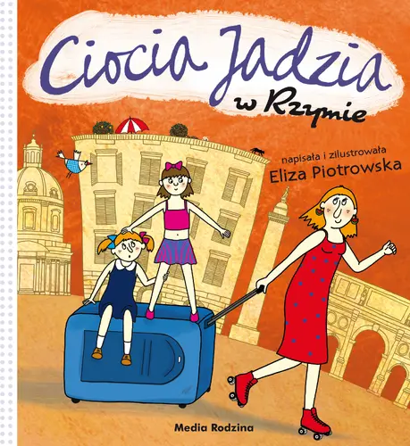 Okładka: Ciocia Jadzia w Rzymie - broszura