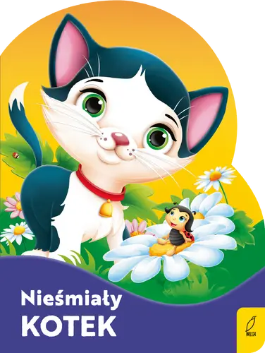 Okładka: Wykrojnik. Nieśmiały kotek