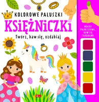 Okładka: Księżniczki. Kolorowe paluszki