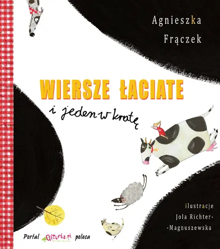 Okładka: Wiersze łaciate i jeden w kratę