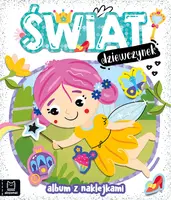 Okładka: Świat dziewczynek. Album z naklejkami